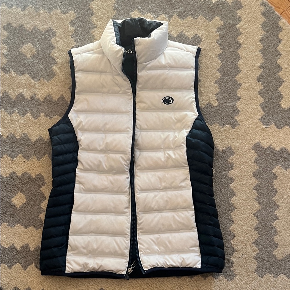 Columbia Penn State reversible puffer vest. Size S